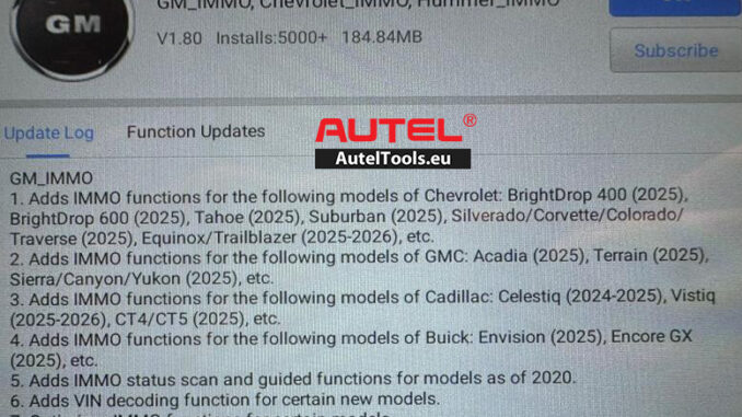 Autel-IM508-IM608-Add-Support-for-2025-GM-GMC-Cadillac-and-More-IMMO-Models